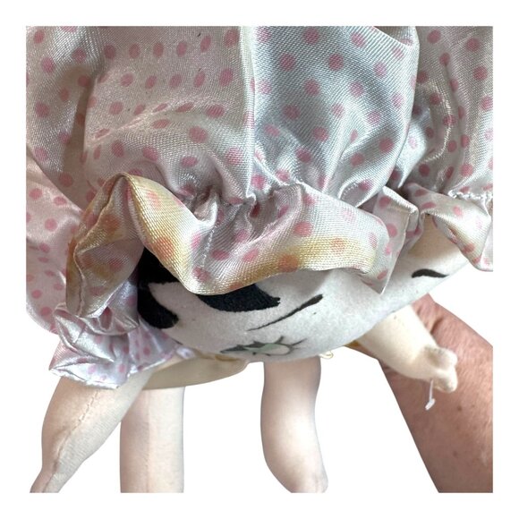 Betty Boop Baby Doll Pink Satin Polka Dot Outfit Collectible Plush Vintage Toy R - Picture 10 of 10